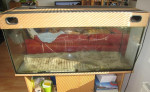 Predam stol pod akvarium a akavarium 120x40x50 – fotka 2