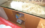 Predam stol pod akvarium a akavarium 120x40x50 – fotka 3